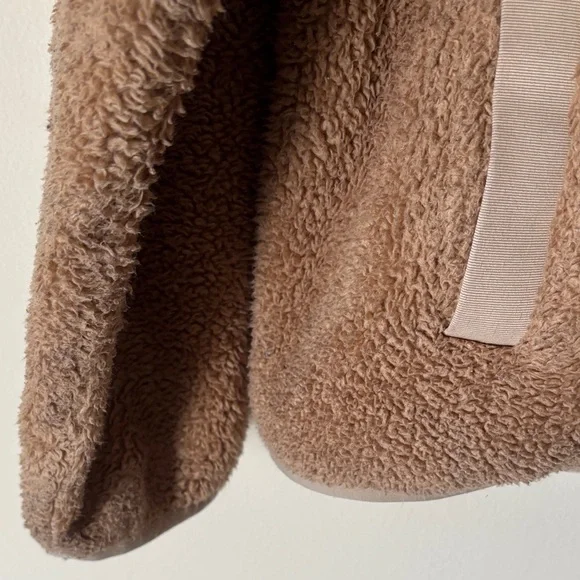 J. Crew Tan Sherpa Pullover - Picture 6 of 7